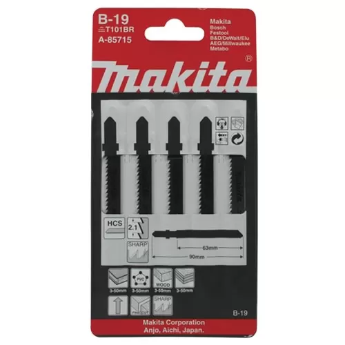 Confezione 5 lame alternative per legno a-85715 makita