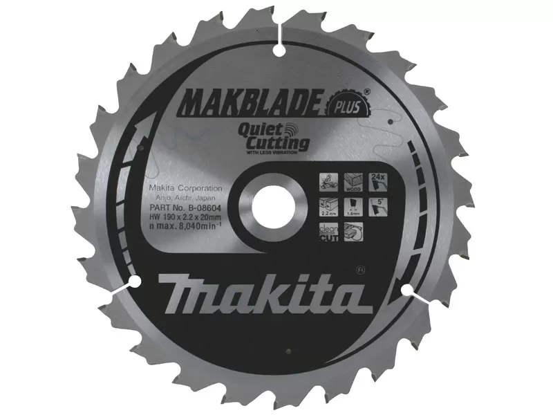 Lama seghe circolari al tungsteno b-09014 makita