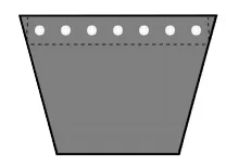 Cinghiolo trapezoidale spz