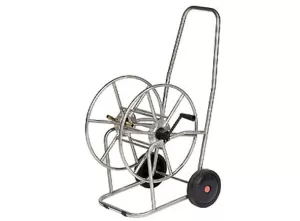 CARRELLO AVVOLGITUBO PORTATILE INOX 4318 AGRATI