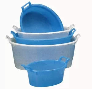 BACINELLA BAGNO OVALE PLASTICA P121 ICS