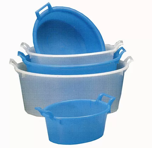 Bacinella bagno ovale plastica p121 ics