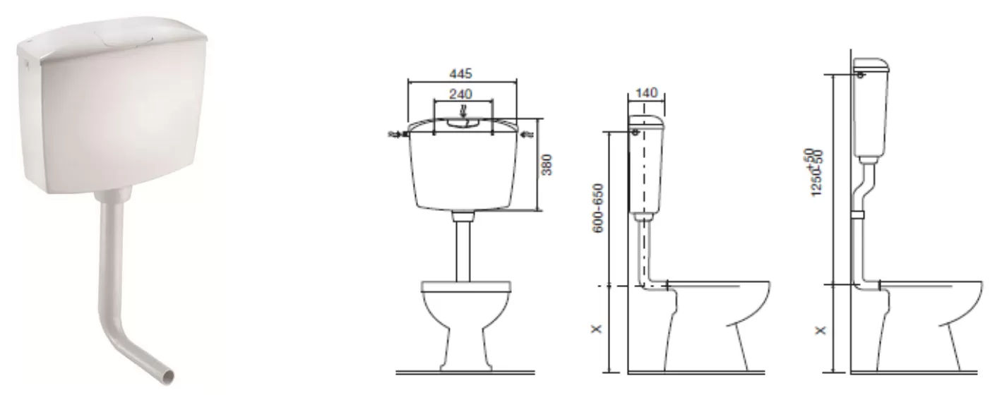 Cassetta wc esterna smeraldo 401201 oli