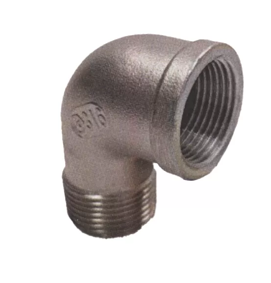 Gomito 90°ff inox leg. 92l iso4144 raccorderie metalliche