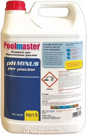 REGOLATORE PH MINUS 5LT POOLMASTER