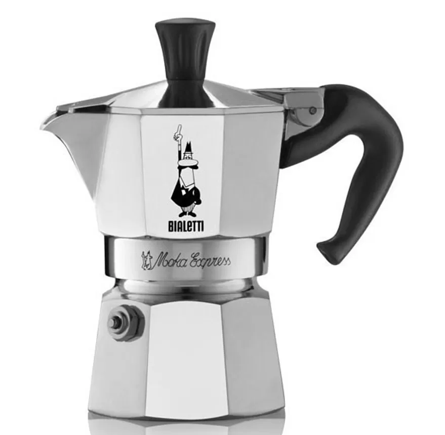 Moka in alluminio bialetti express da 1 tazza