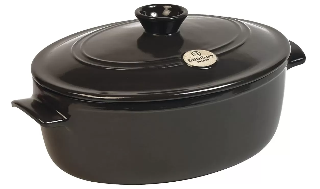 Cocotte ovale nero eh794560 emile henry