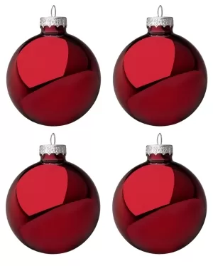 SET 4 PALLE VT NATALE ROSSO 80 0914070 BIZZOTTO