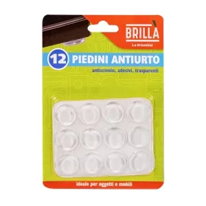 CONFEZIONE 12 PIEDINI ANTIURTO PIE05857A LA BRIANTINA