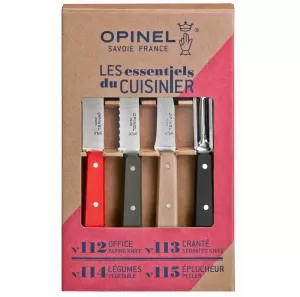 CONFEZIONE 4 COLTELLI LES ESSENTIELS OPINEL